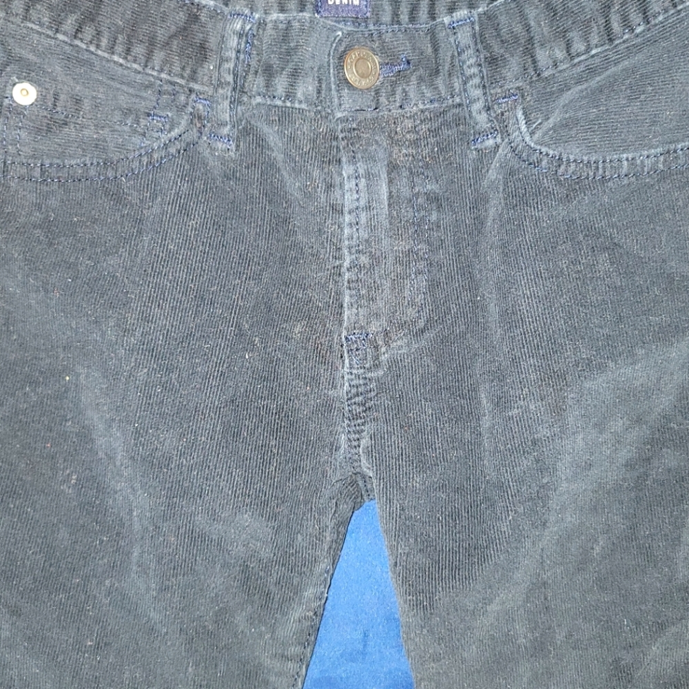 Navy blue corduroy pants